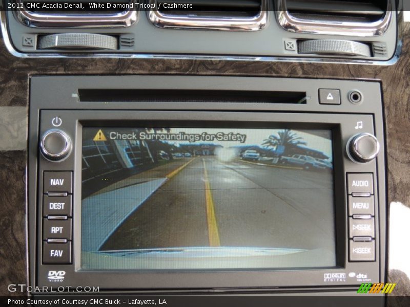 White Diamond Tricoat / Cashmere 2012 GMC Acadia Denali