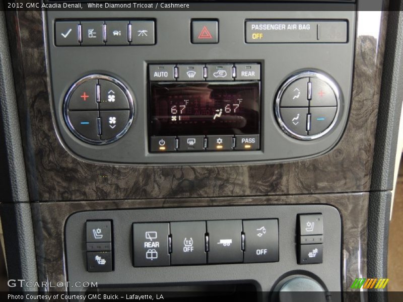White Diamond Tricoat / Cashmere 2012 GMC Acadia Denali