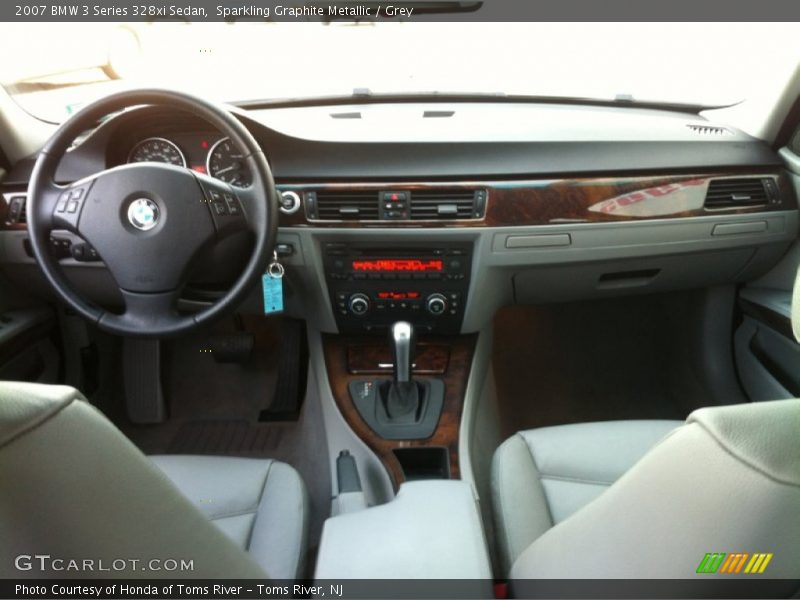 Sparkling Graphite Metallic / Grey 2007 BMW 3 Series 328xi Sedan