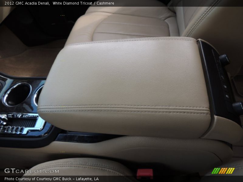 White Diamond Tricoat / Cashmere 2012 GMC Acadia Denali