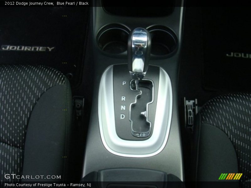 Blue Pearl / Black 2012 Dodge Journey Crew