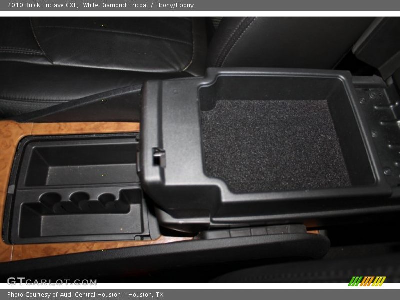 White Diamond Tricoat / Ebony/Ebony 2010 Buick Enclave CXL