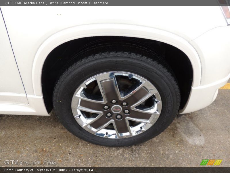 White Diamond Tricoat / Cashmere 2012 GMC Acadia Denali