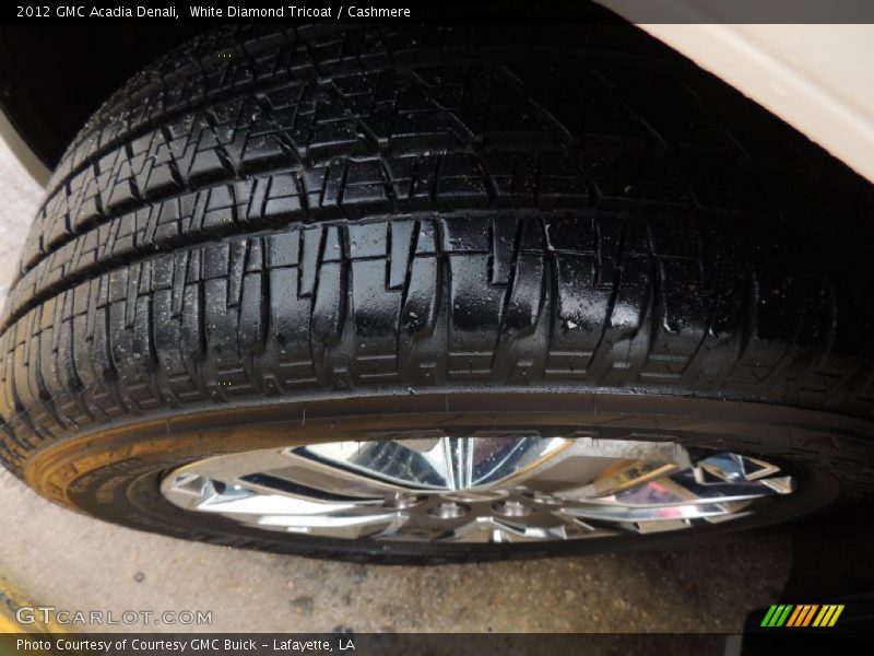 White Diamond Tricoat / Cashmere 2012 GMC Acadia Denali