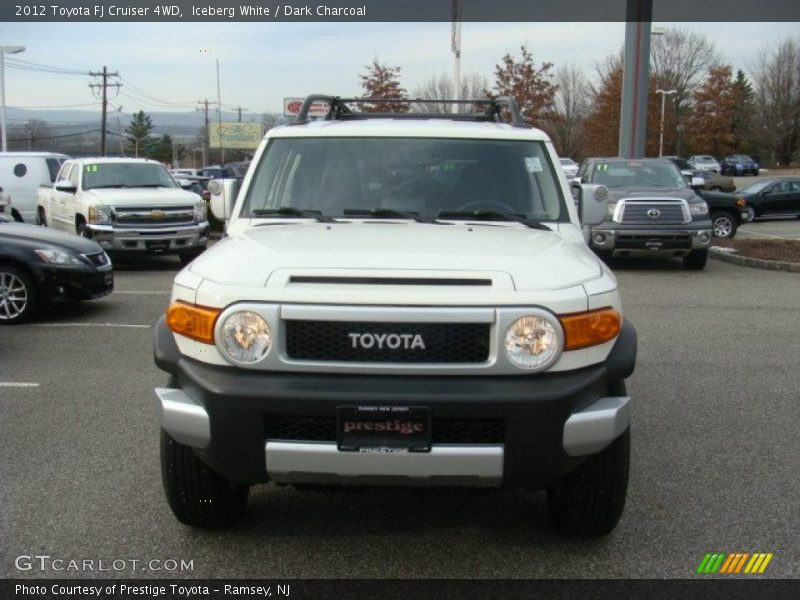 Iceberg White / Dark Charcoal 2012 Toyota FJ Cruiser 4WD