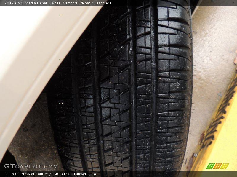 White Diamond Tricoat / Cashmere 2012 GMC Acadia Denali