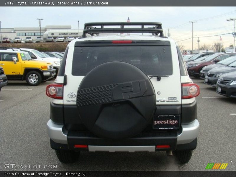 Iceberg White / Dark Charcoal 2012 Toyota FJ Cruiser 4WD