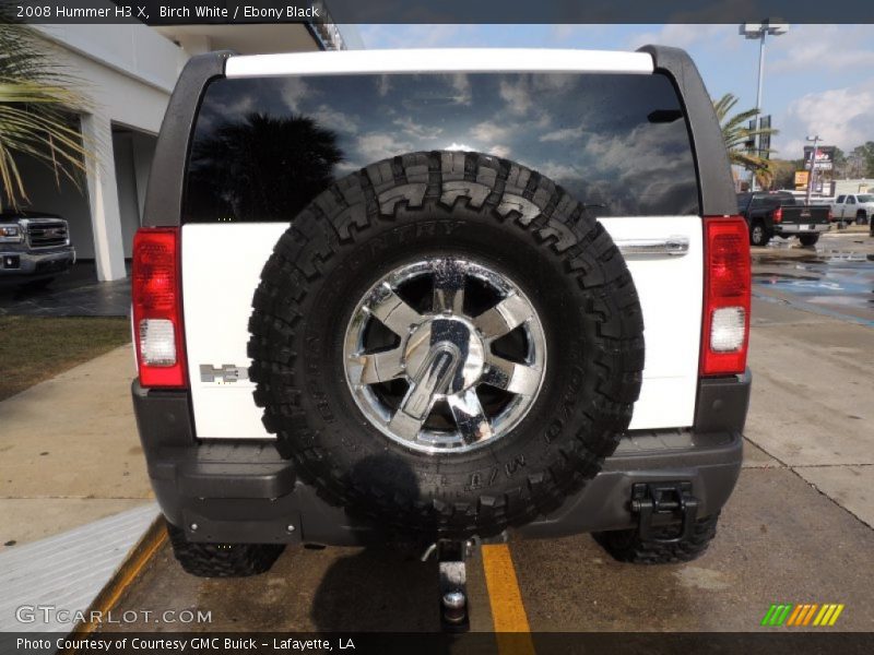 Birch White / Ebony Black 2008 Hummer H3 X