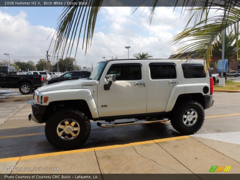 Birch White / Ebony Black 2008 Hummer H3 X