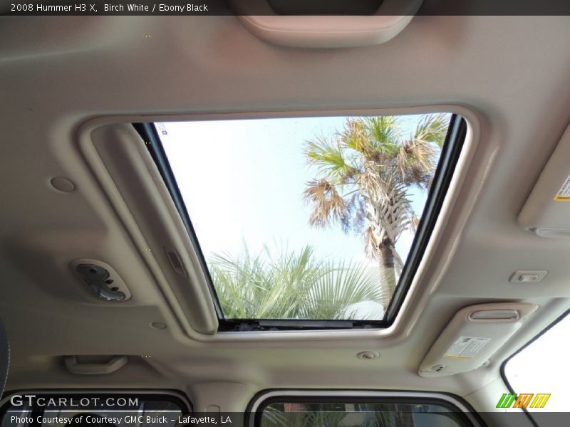 Birch White / Ebony Black 2008 Hummer H3 X
