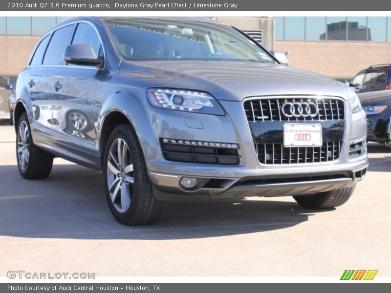 Daytona Gray Pearl Effect / Limestone Gray 2010 Audi Q7 3.6 Premium quattro
