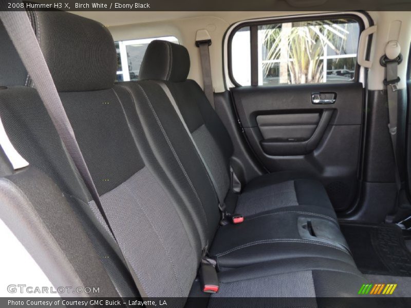 Birch White / Ebony Black 2008 Hummer H3 X