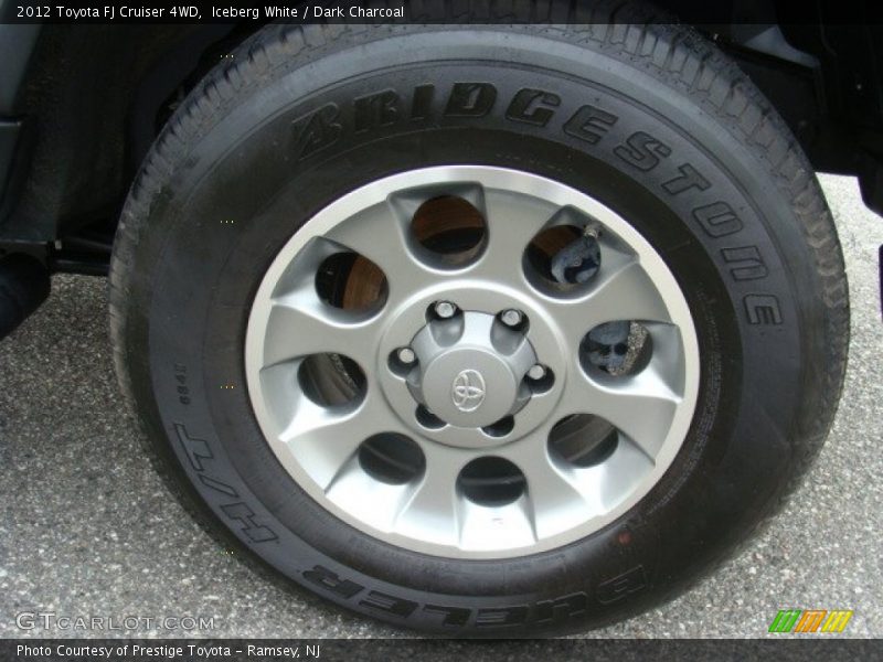Iceberg White / Dark Charcoal 2012 Toyota FJ Cruiser 4WD