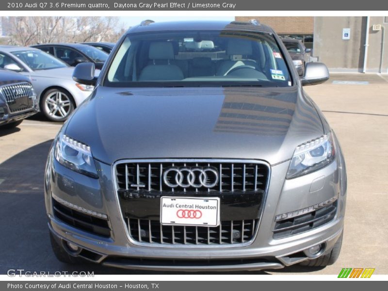 Daytona Gray Pearl Effect / Limestone Gray 2010 Audi Q7 3.6 Premium quattro