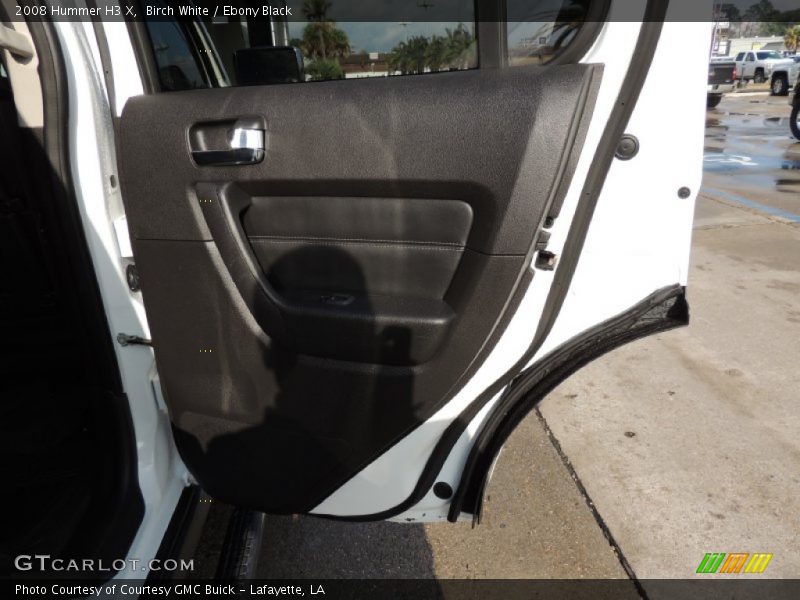 Birch White / Ebony Black 2008 Hummer H3 X