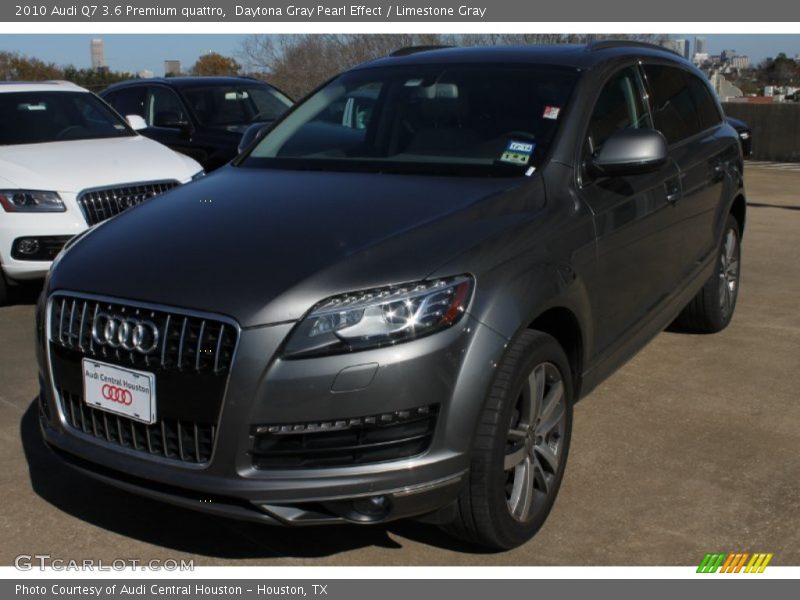 Daytona Gray Pearl Effect / Limestone Gray 2010 Audi Q7 3.6 Premium quattro