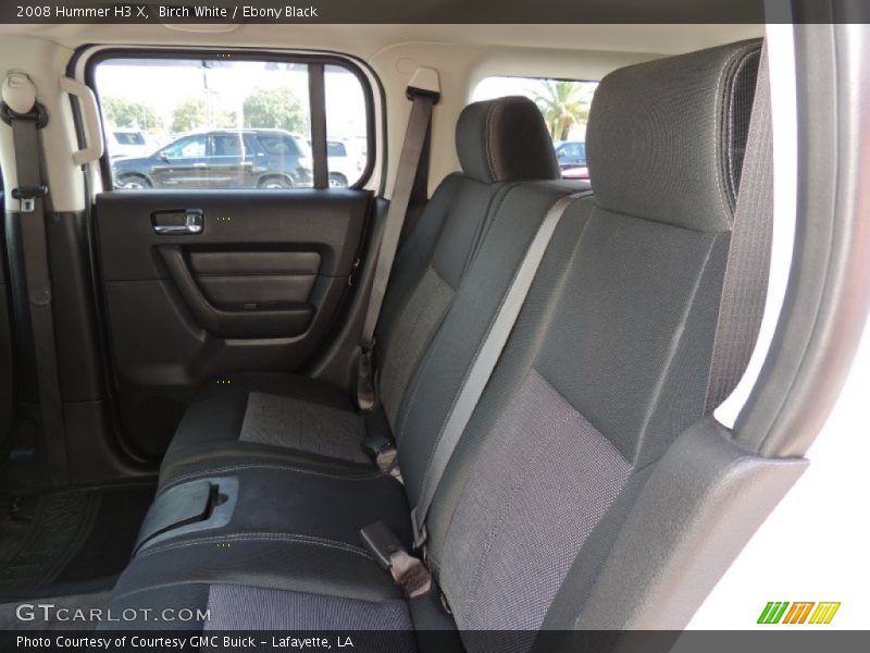 Birch White / Ebony Black 2008 Hummer H3 X