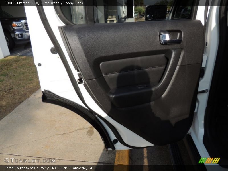 Birch White / Ebony Black 2008 Hummer H3 X