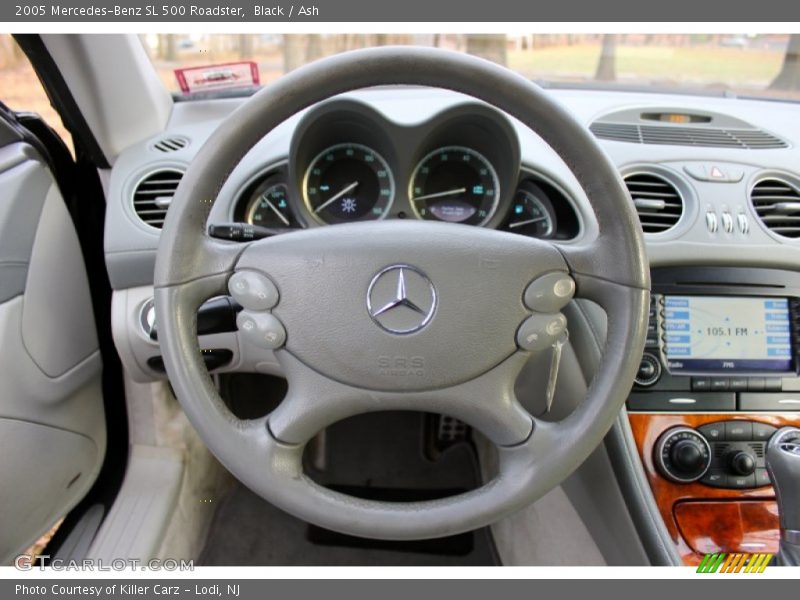 Black / Ash 2005 Mercedes-Benz SL 500 Roadster