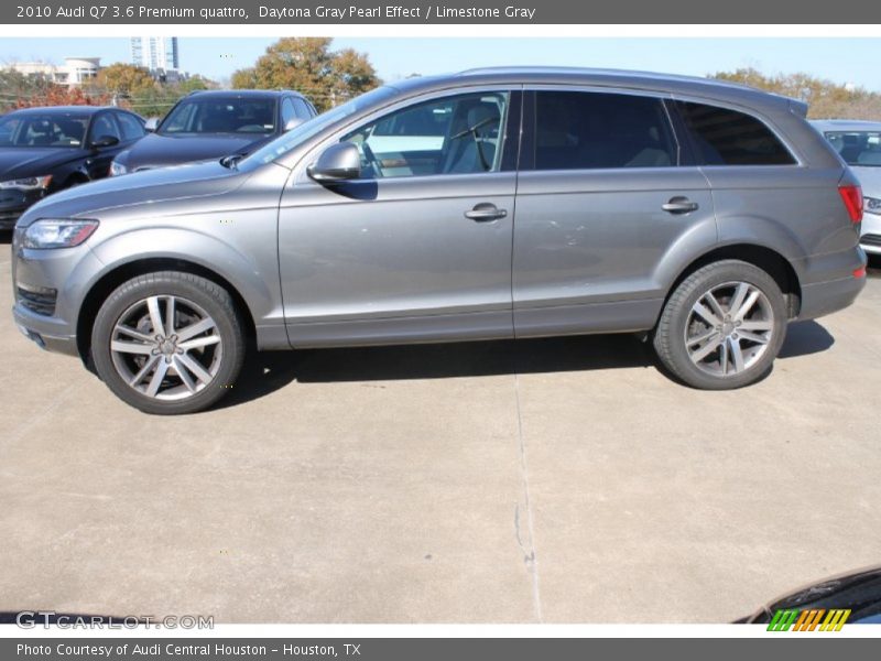 Daytona Gray Pearl Effect / Limestone Gray 2010 Audi Q7 3.6 Premium quattro