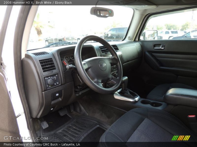 Birch White / Ebony Black 2008 Hummer H3 X
