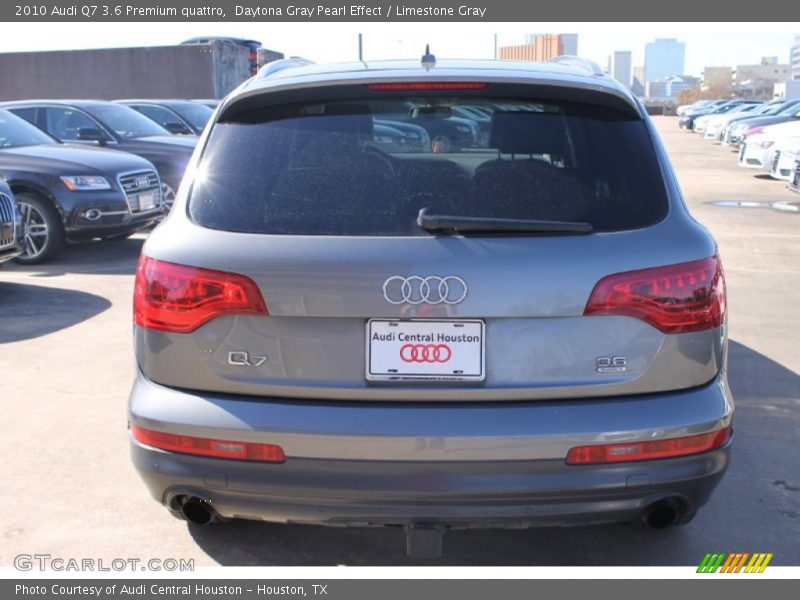 Daytona Gray Pearl Effect / Limestone Gray 2010 Audi Q7 3.6 Premium quattro