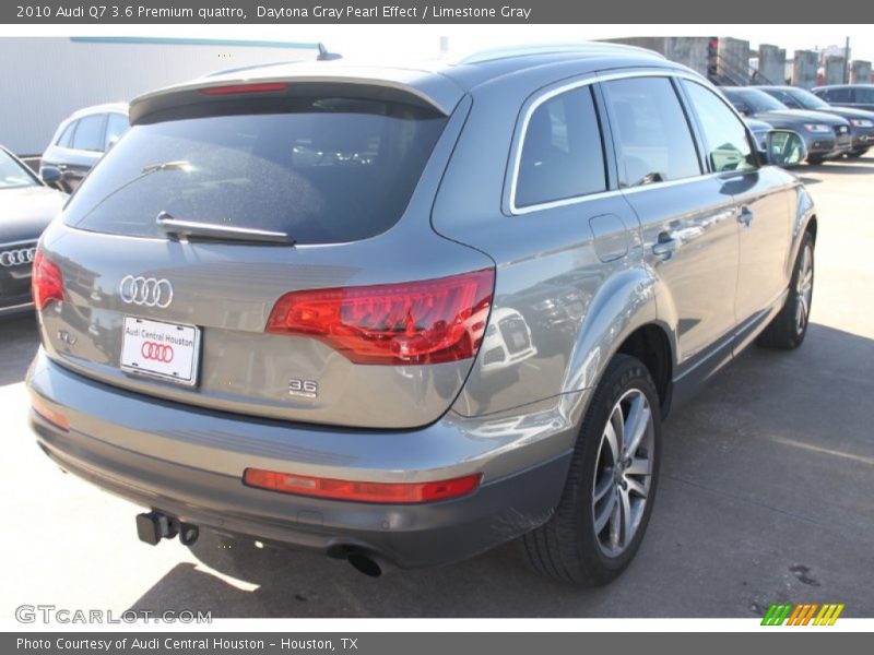 Daytona Gray Pearl Effect / Limestone Gray 2010 Audi Q7 3.6 Premium quattro