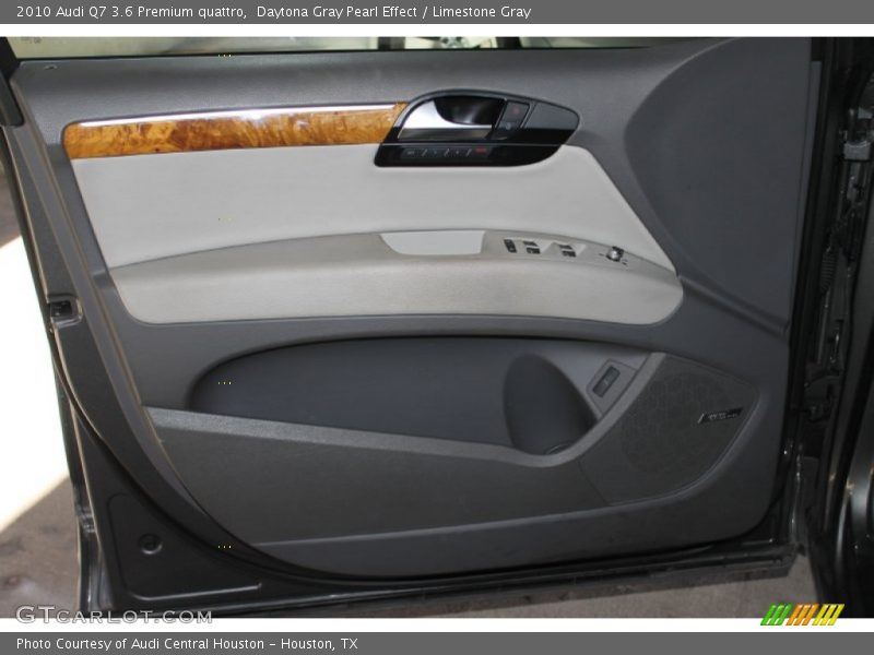 Daytona Gray Pearl Effect / Limestone Gray 2010 Audi Q7 3.6 Premium quattro