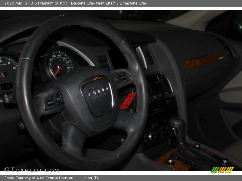 Daytona Gray Pearl Effect / Limestone Gray 2010 Audi Q7 3.6 Premium quattro