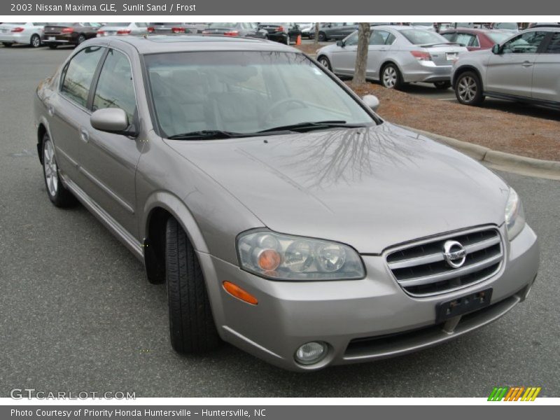 Sunlit Sand / Frost 2003 Nissan Maxima GLE