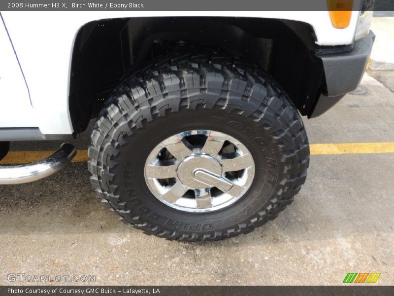 Birch White / Ebony Black 2008 Hummer H3 X