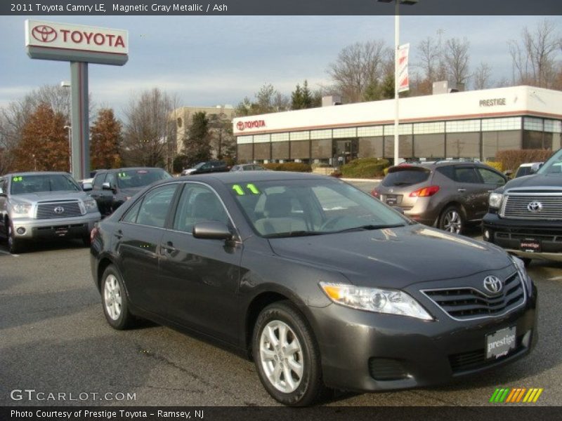 Magnetic Gray Metallic / Ash 2011 Toyota Camry LE