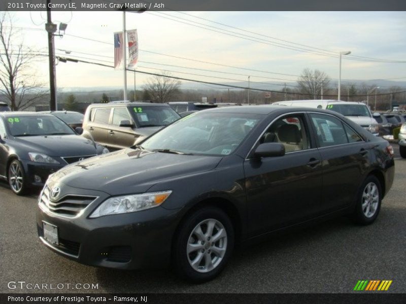 Magnetic Gray Metallic / Ash 2011 Toyota Camry LE