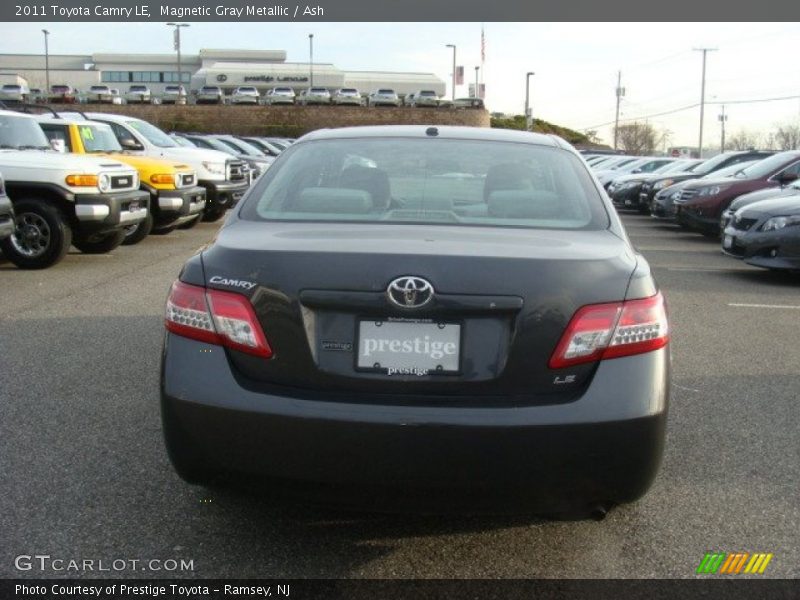 Magnetic Gray Metallic / Ash 2011 Toyota Camry LE