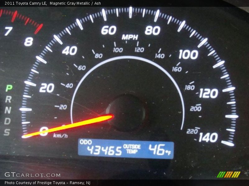 Magnetic Gray Metallic / Ash 2011 Toyota Camry LE
