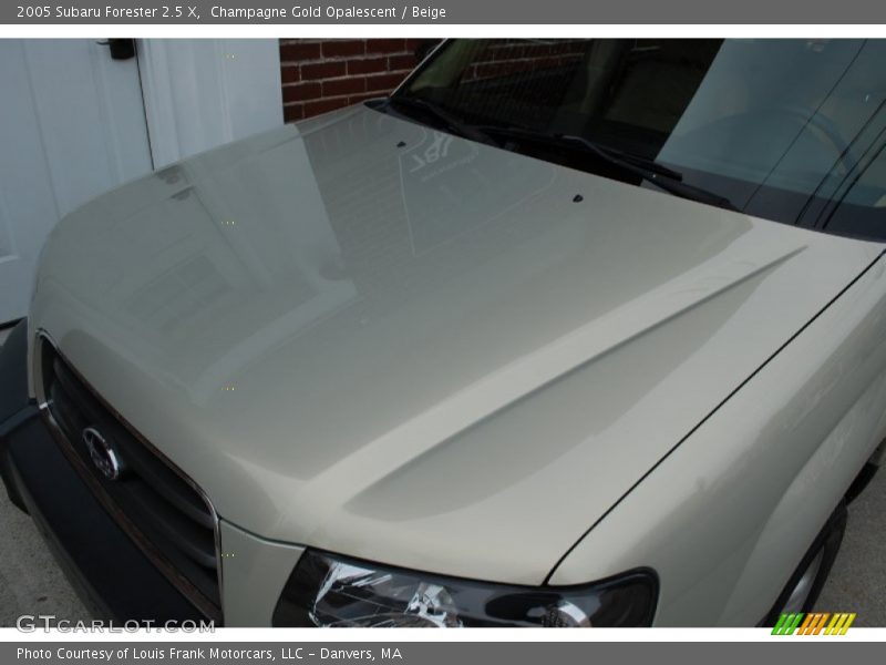 Champagne Gold Opalescent / Beige 2005 Subaru Forester 2.5 X