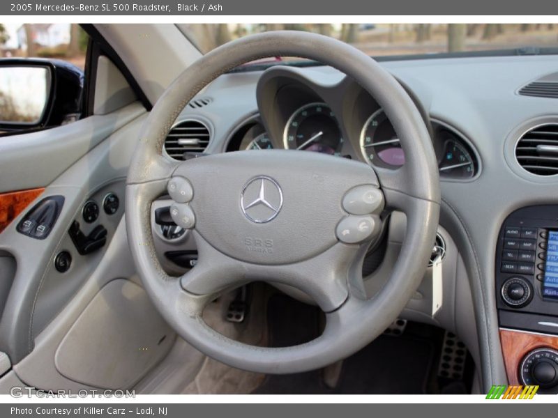 Black / Ash 2005 Mercedes-Benz SL 500 Roadster