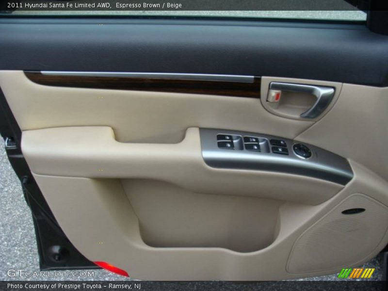 Espresso Brown / Beige 2011 Hyundai Santa Fe Limited AWD