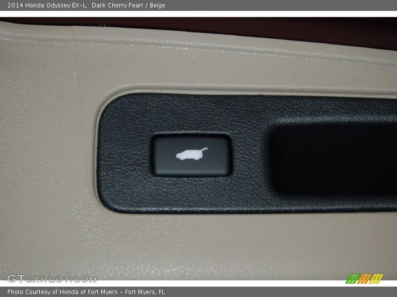 Dark Cherry Pearl / Beige 2014 Honda Odyssey EX-L