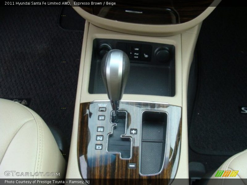 Espresso Brown / Beige 2011 Hyundai Santa Fe Limited AWD