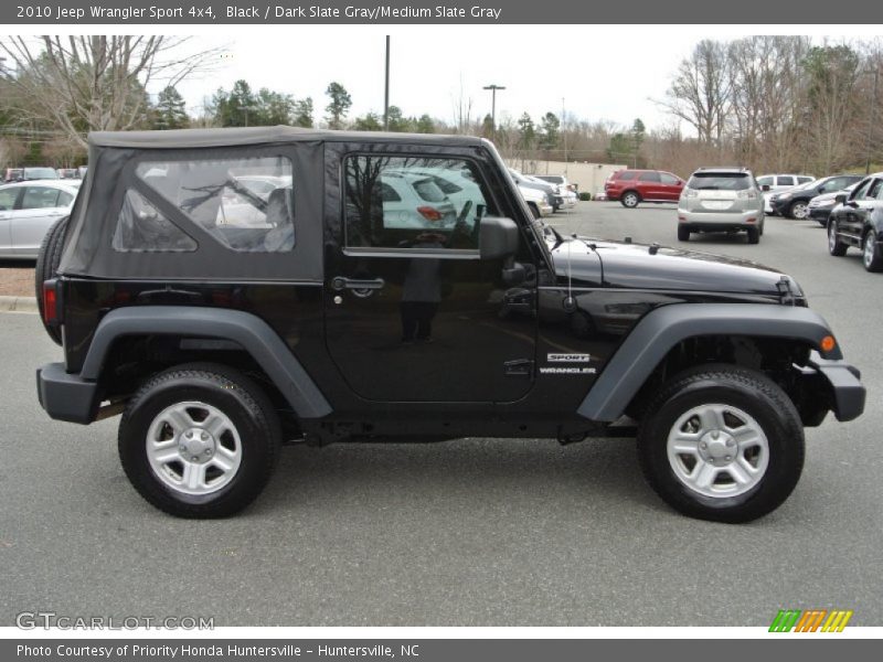 Black / Dark Slate Gray/Medium Slate Gray 2010 Jeep Wrangler Sport 4x4