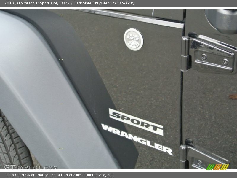 Black / Dark Slate Gray/Medium Slate Gray 2010 Jeep Wrangler Sport 4x4