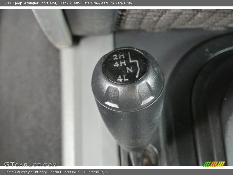Black / Dark Slate Gray/Medium Slate Gray 2010 Jeep Wrangler Sport 4x4