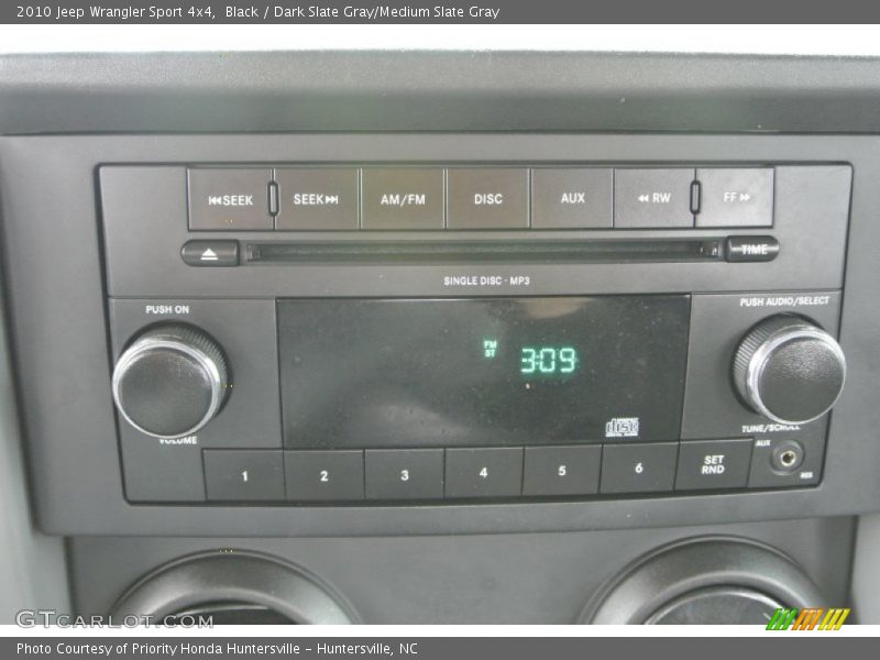 Black / Dark Slate Gray/Medium Slate Gray 2010 Jeep Wrangler Sport 4x4