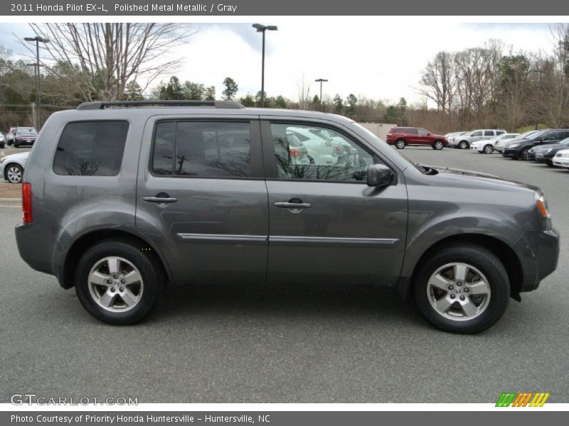 Polished Metal Metallic / Gray 2011 Honda Pilot EX-L