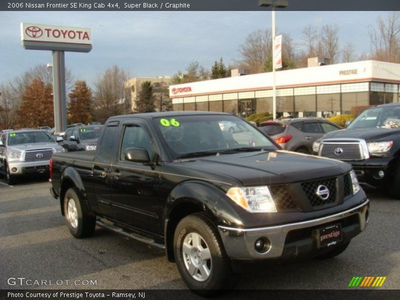 Super Black / Graphite 2006 Nissan Frontier SE King Cab 4x4