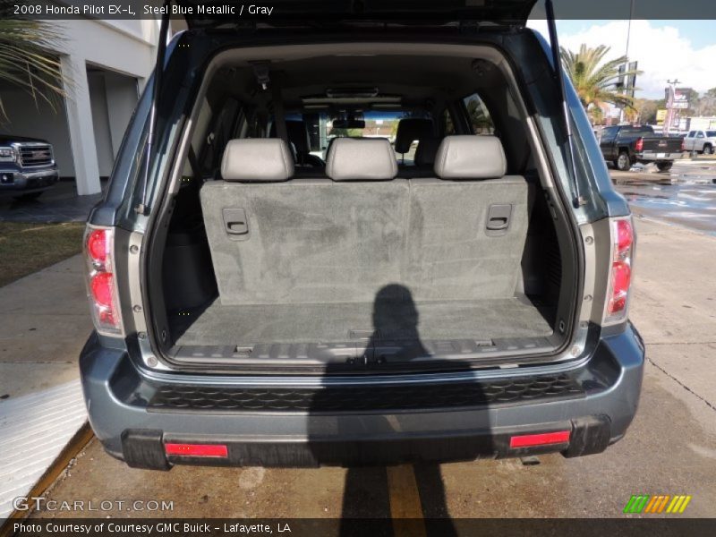 Steel Blue Metallic / Gray 2008 Honda Pilot EX-L