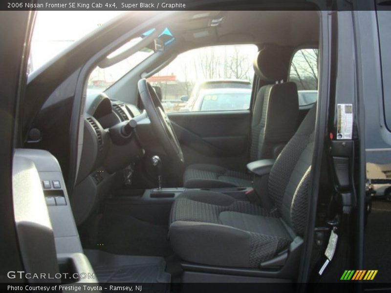 Super Black / Graphite 2006 Nissan Frontier SE King Cab 4x4