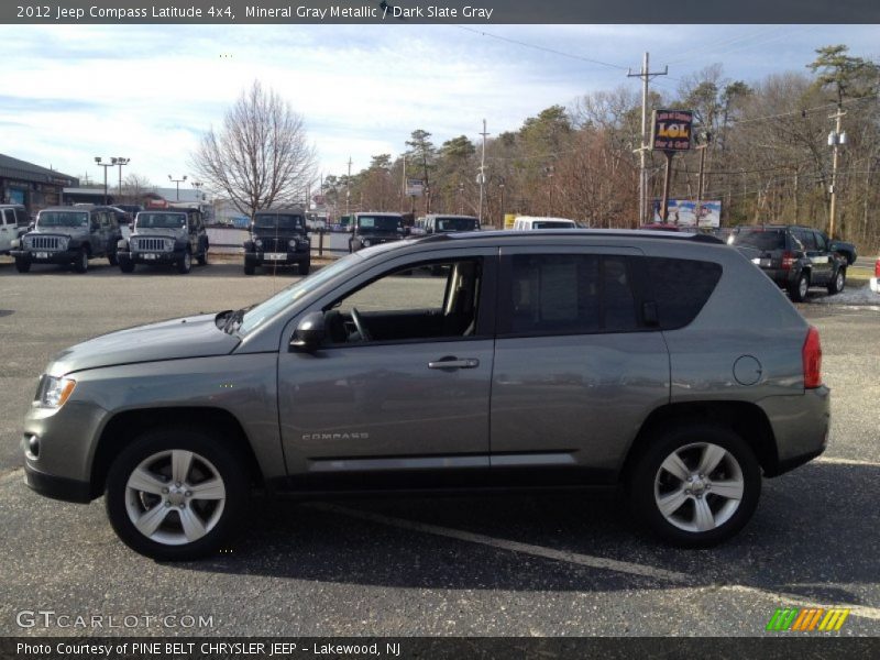 Mineral Gray Metallic / Dark Slate Gray 2012 Jeep Compass Latitude 4x4