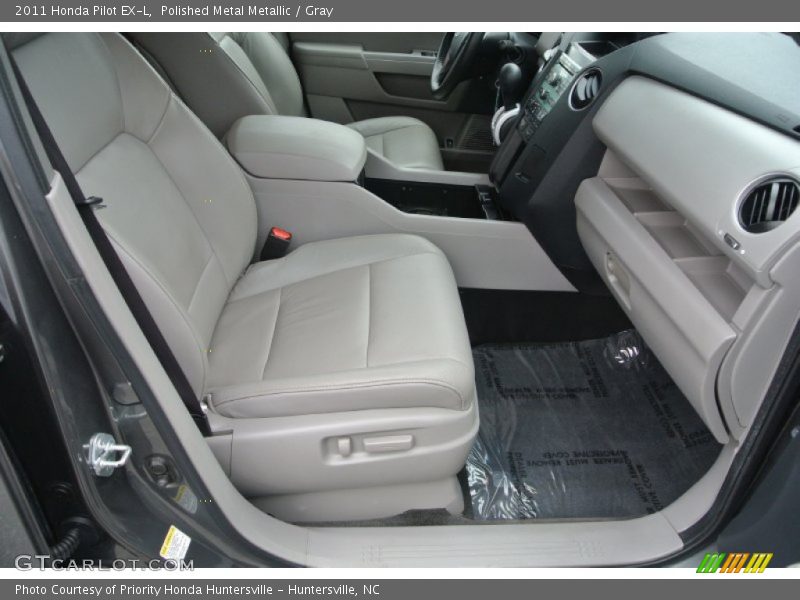 Polished Metal Metallic / Gray 2011 Honda Pilot EX-L